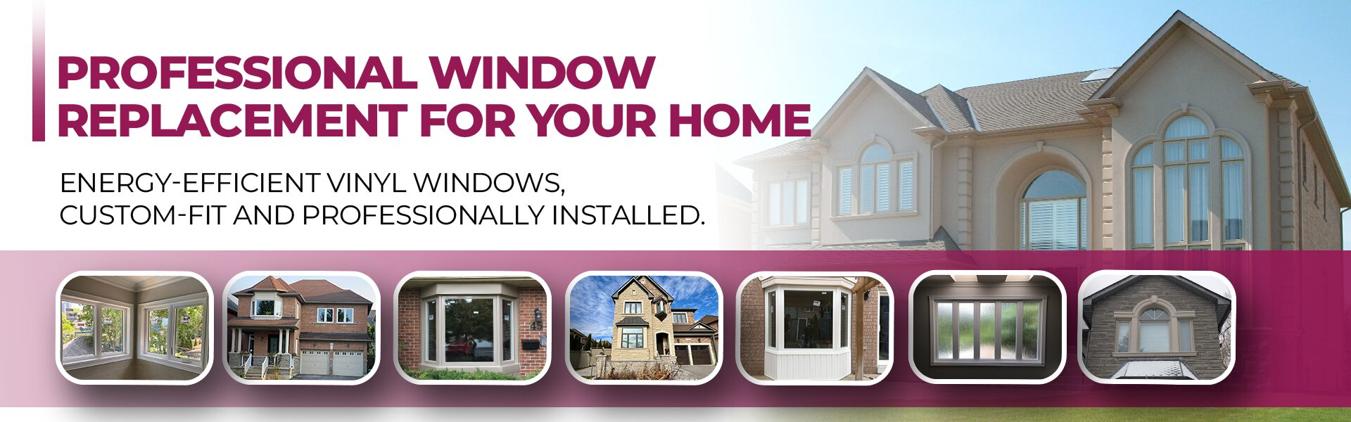 Energy-efficient vinyl window installation in Toronto by Bright House Windows & Doors