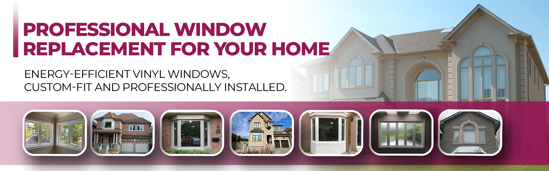 Energy-efficient vinyl window installation in Toronto by Bright House Windows & Doors